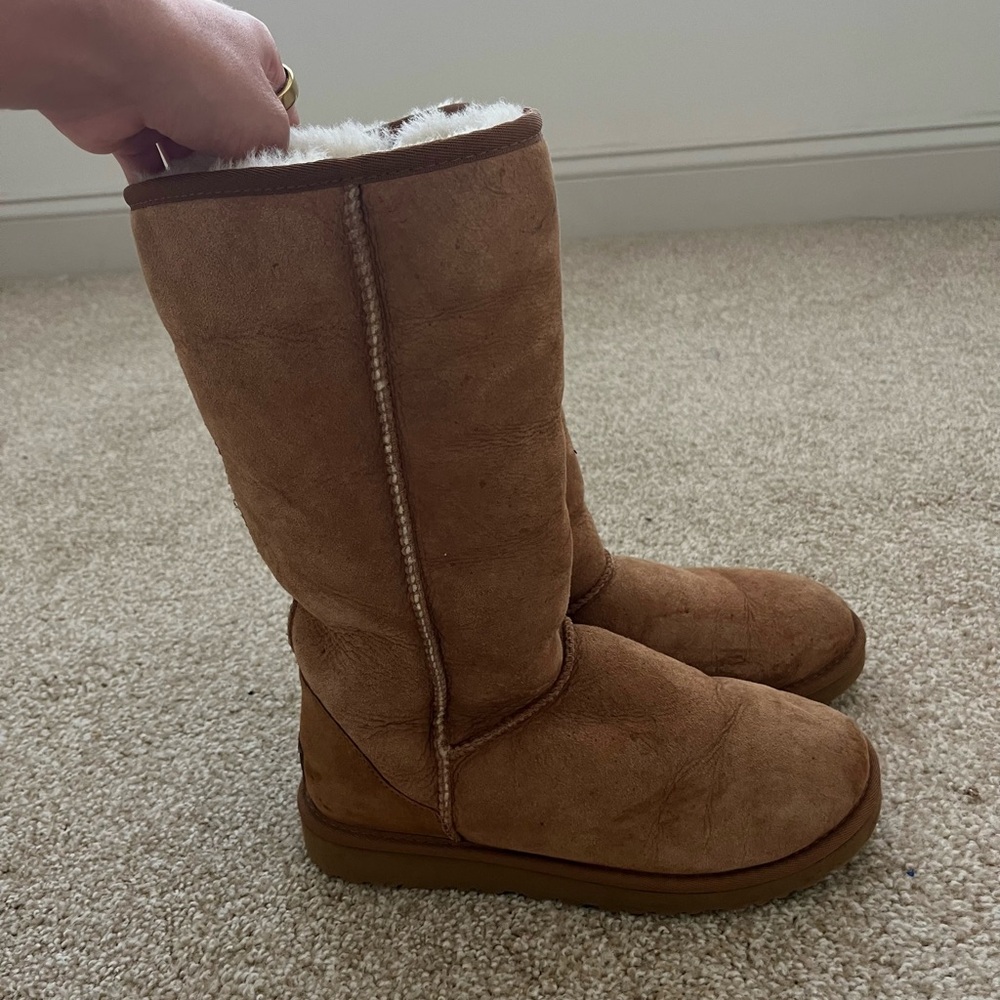 Authentic Tall Tan Uggs
